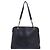 Borsa a tracolla Chanel in pelle di vitello martellata nera Nero - vista 2