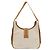 Borsa Hermès Saco oro in pelle e tela D'oro - vista 2