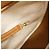 Borsa Hermès Saco oro in pelle e tela D'oro - vista 7
