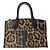 Borsa Louis Vuitton City Steamer stampa leopardata Marrone Nero
