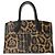 Borsa Louis Vuitton City Steamer stampa leopardata Marrone Nero - vista 2
