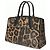 Borsa Louis Vuitton City Steamer stampa leopardata Marrone Nero - vista 3