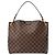 Bolsa de Ombro Louis Vuitton Damier Graceful PM Marrom - vista 2