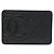 Tarjetero Chanel Cambon Line Coco Mark Negro Rosa