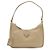 Borsa pochette Prada Triangle Re-Edition 2005 in nylon beige - vista 2