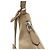 Borsa pochette Prada Triangle Re-Edition 2005 in nylon beige - vista 6