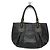 Gucci Guccissima Handtasche aus Leder in Scarlet mit Interlocking G Schwarz