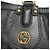 Gucci Guccissima Handtasche aus Leder in Scarlet mit Interlocking G Schwarz - Ansicht 9