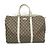 Borsa Boston GG Supreme in pelle da donna Gucci 193602 Bianco Beige