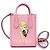 Borsa a mano in pelle Gucci GUCCI x Bananya Rosa