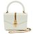 Mini borsa Gucci Sylvie 1969 in acrilico Bianco