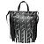Borsa Balenciaga Laundry Cabas XS Fringe Nero