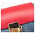 Mini zaino a tracolla Chloé Drew Rosso Blu - vista 11