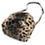 Céline Borsa a Spalla Celine Fluffy Box Leopard Nero Beige  - vista 2