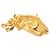 Spilla Chanel Gold Plated Beret Hat D'oro - vista 2
