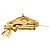 Spilla Chanel Gold Plated Beret Hat D'oro - vista 3