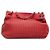 Tote Chanel Red Woven Caviar CC Charm Rosso