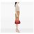 Tote Chanel Red Woven Caviar CC Charm Rosso - vista 7