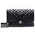 Chanel Black Jumbo Classic Lambskin Single Flap Nero - vista 6