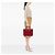 Lady Dior in agnello cannage rosso grande - vista 7
