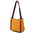 Borsa a tracolla LOEWE in scamosciato giallo con Anagram Senape - vista 2