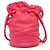 Borsa a secchiello The Soft Curve in pelle di vitello rosa Alexander McQueen