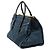 Miu Miu Blue Matelasse Denim Biker Tote - view 2