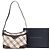 Borsa a tracolla in tela Burberry Beige Nova Check - vista 13