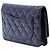 Wallet On Chain Portafoglio con catena Chanel Blue Quilted Shiny Aged Calfskin Reissue 2.55 Blu navy - vista 2