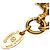 Collana con pendente Chanel Gold CC placcato oro a forma di diamante D'oro - vista 4