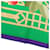 Sciarpa in seta Hermès Green Roseraie 90 Verde - vista 5