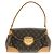 Borsa a spalla Louis Vuitton Monogram Beverly MM Marrone Monogramma