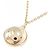 Pendente PM B Blossom Louis Vuitton D'oro - vista 4