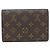 Louis Vuitton Monogram Portefeuille Tresor Etui Papier Wallet Marrone - vista 2