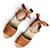 Gucci Espadrilles con zeppa e lacci Marrone  - vista 14
