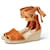 Gucci Espadrilles con zeppa e lacci Marrone  - vista 2