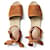 Gucci Espadrilles con zeppa e lacci Marrone  - vista 4