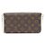Louis Vuitton Monogram Pochette Felicie Marrone Monogramma - vista 2