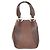 Bulgari Borsa in pelle marrone Bvlgari