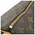 Borsa Boston Louis Vuitton Monogram Keepall Bandoulière 55cm Marrone Monogramma - vista 6