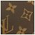 Portafoglio con catena Louis Vuitton Monogram Lily Marrone Monogramma - vista 7