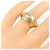 Anello Cartier Trinity Must Essence 2002 Christmas Limited Edition Rosa Bianco Giallo - vista 4
