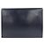 Borsa a mano Hermès blu navy in pelle box calf - vista 2