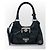 Prada Moon Re-Edition 2002 Handtasche aus schwarzem Leder - Ansicht 17