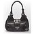 Prada Moon Re-Edition 2002 Handtasche aus schwarzem Leder - Ansicht 6