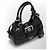 Prada Moon Re-Edition 2002 Handtasche aus schwarzem Leder - Ansicht 7