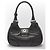 Prada Moon Re-Edition 2002 Handtasche aus schwarzem Leder - Ansicht 9