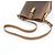 Borsa a tracolla in pelle marrone Loewe - vista 7