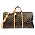 Louis Vuitton Monogram Keepall Bandoulière 60cm Borsa Boston Marrone
