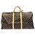 Louis Vuitton Monogram Keepall Bandoulière 60cm Borsa Boston Marrone - vista 2